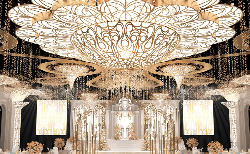 婚礼堂效果展示 婚礼堂效果展示